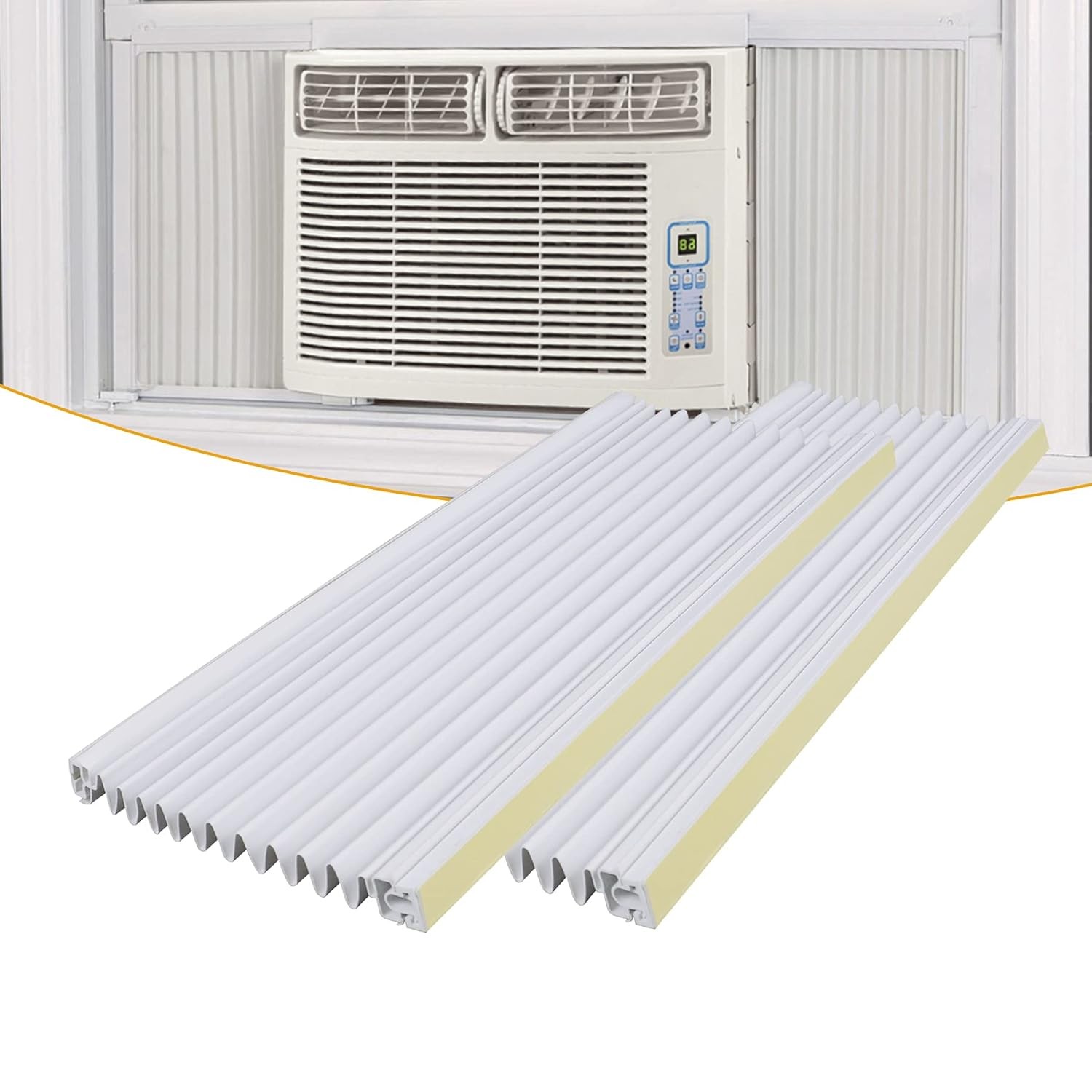 Window AC Insulating Side Panel Kit Fits for Window Air Conditioner Units Replac