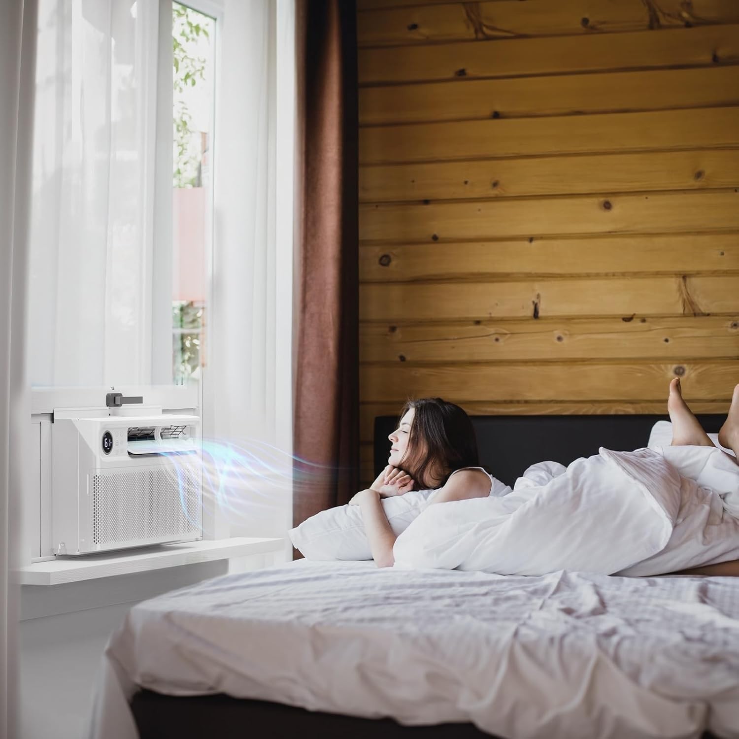 ROVSUN 10000 BTU Inverter Window Air Conditioner AC Unit W/ Wifi/Remote Control