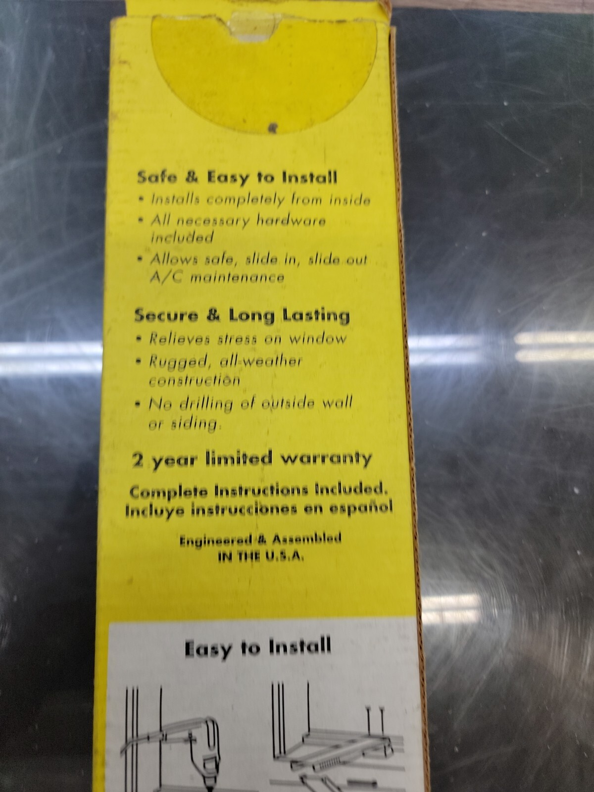 Universal Air Conditioner Supports – A/C-SAFE Model AC-160 . Quick USA Shipper.