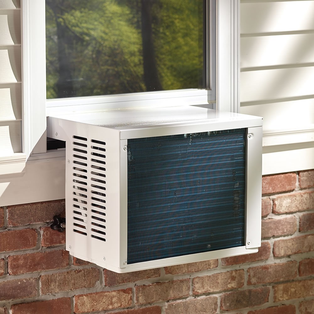 Soleus Air 10000 BTU Saddle Window Air Conditioner w/ Heating Wi-Fi
