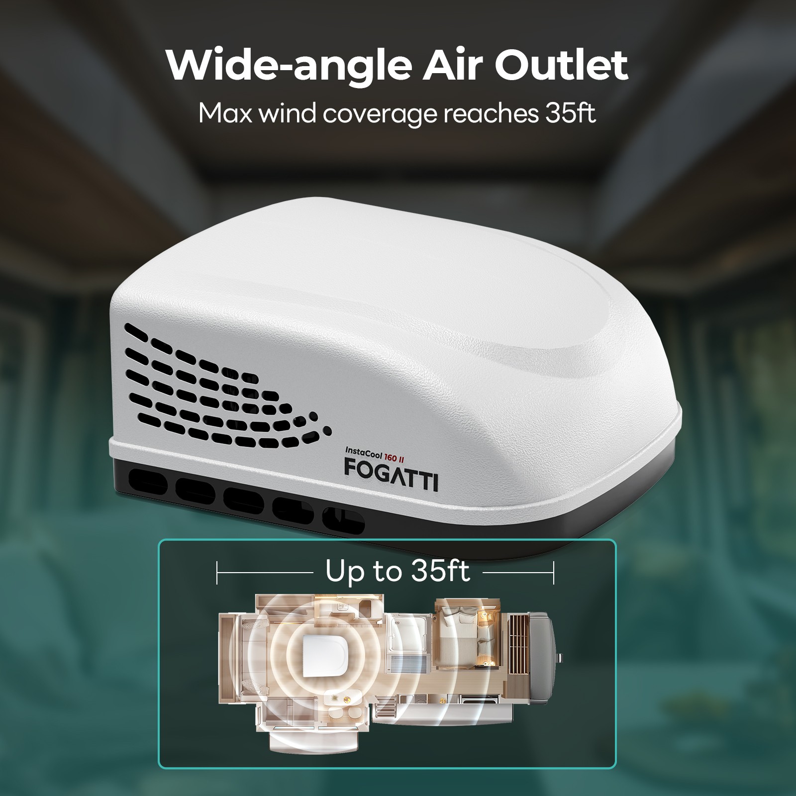 16,000 BTU RV Air Conditioner Ducted or Non-Ducted, Excludes Ceiling Assembly