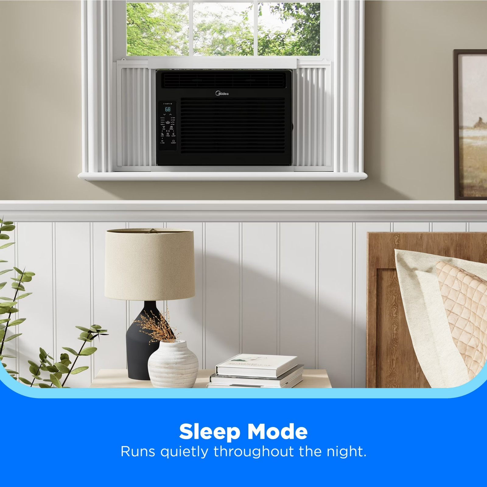 US Midea 6,000 BTU 115V Window Air Conditioner with Comfort Sense Remote, up to