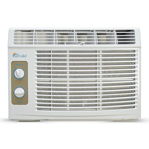 5,000 BTU Window Air Conditioner, Cools Up to 150 Sq. Ft., Easy to 5000 BTU
