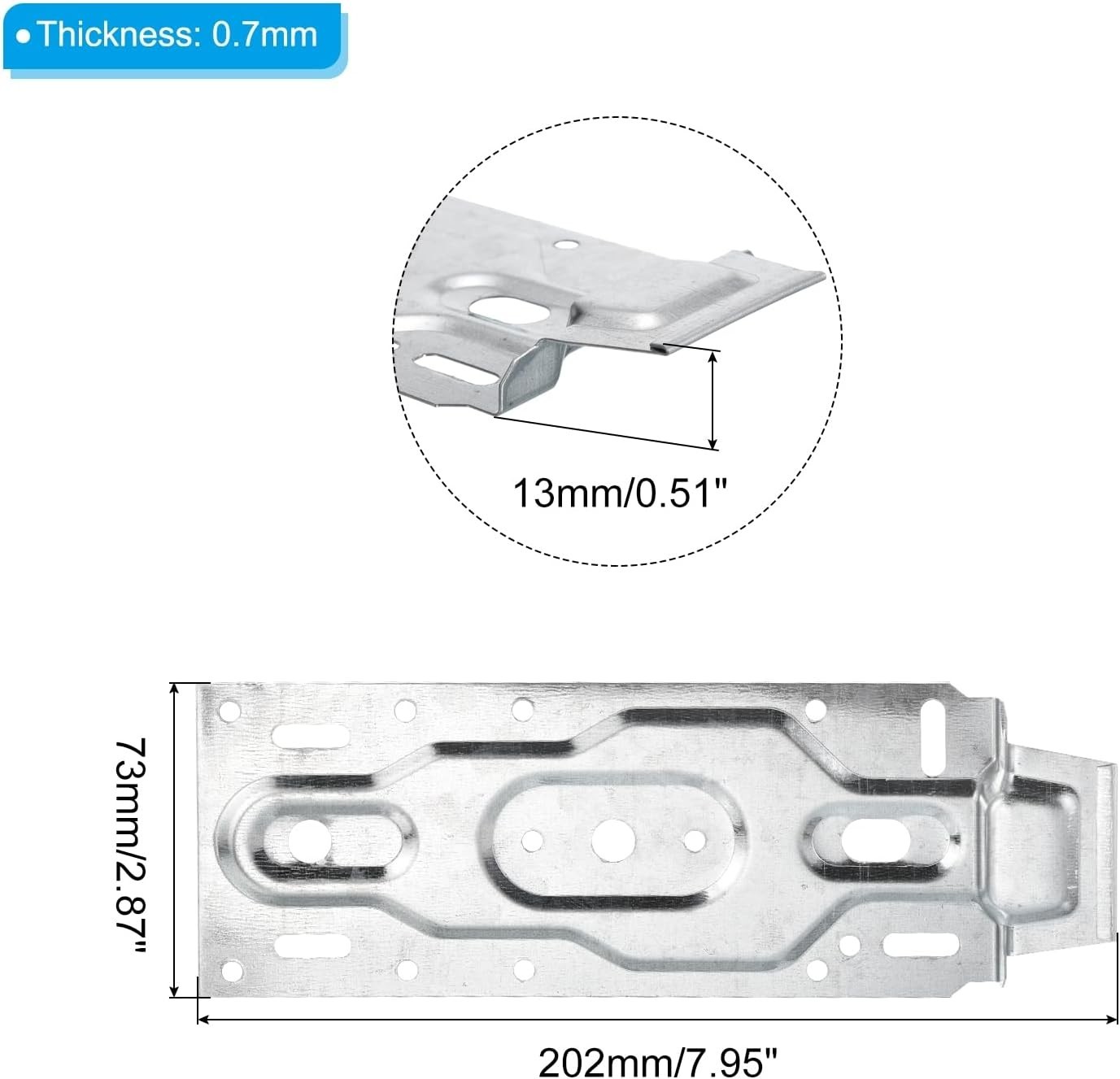 Air Conditioner Wall Mount Bracket, Indoor Internal Unit Universal Hanging Pl…