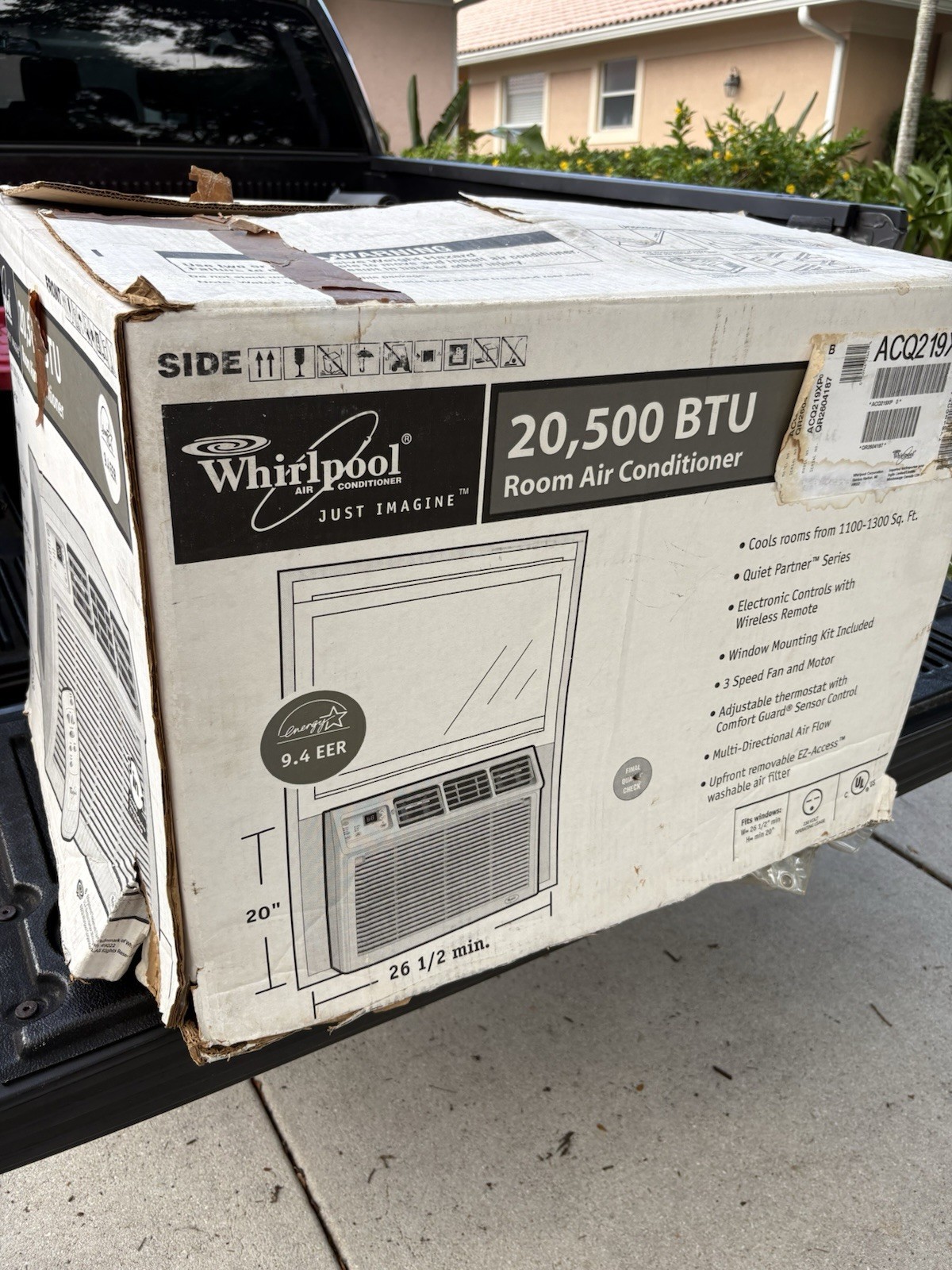 Whirlpool Extra Large Window Air Conditioner , Remote Included (20,500-BTU)