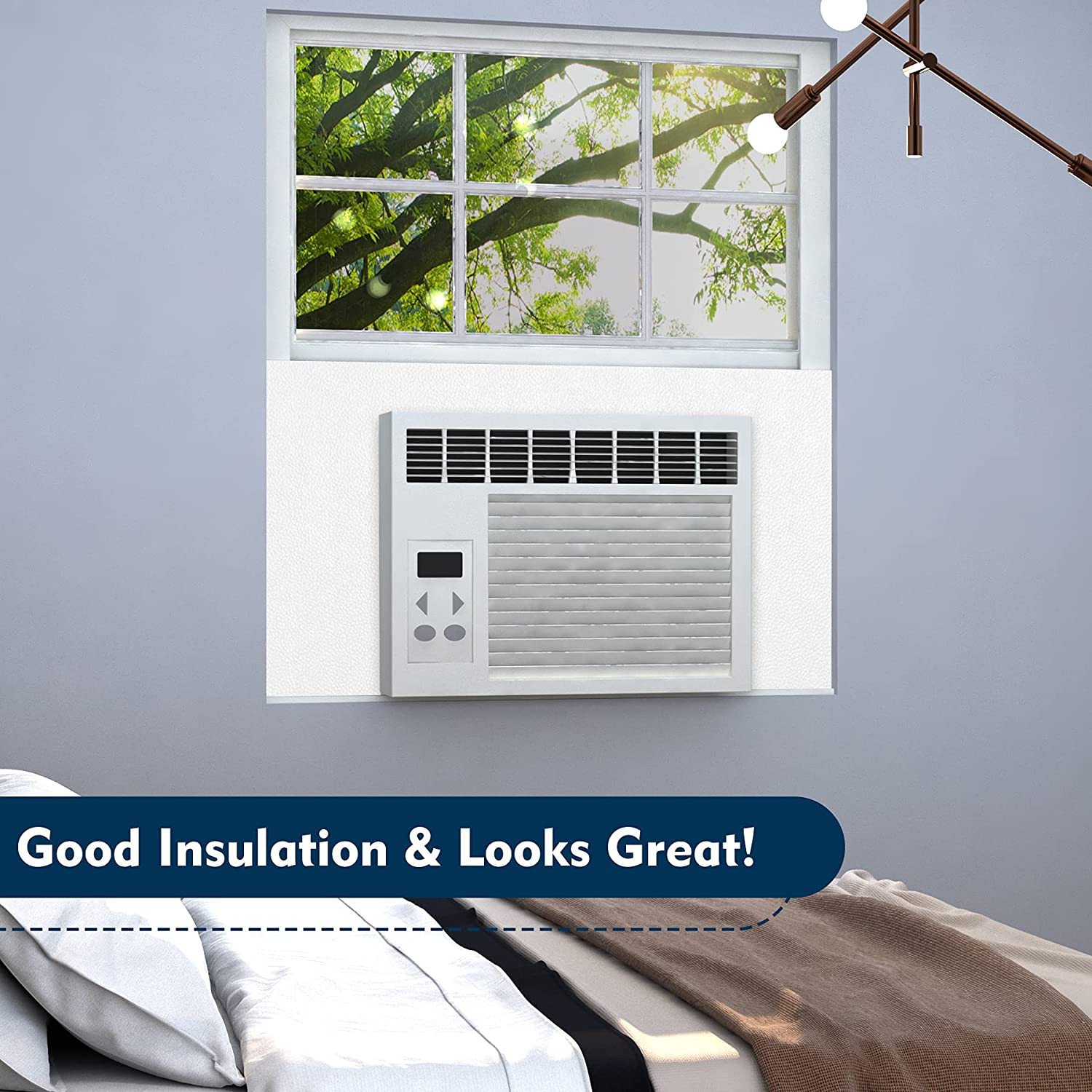 Window Air Conditioner Surround Foam Insulation Panels,Ac Side Insulating Sun