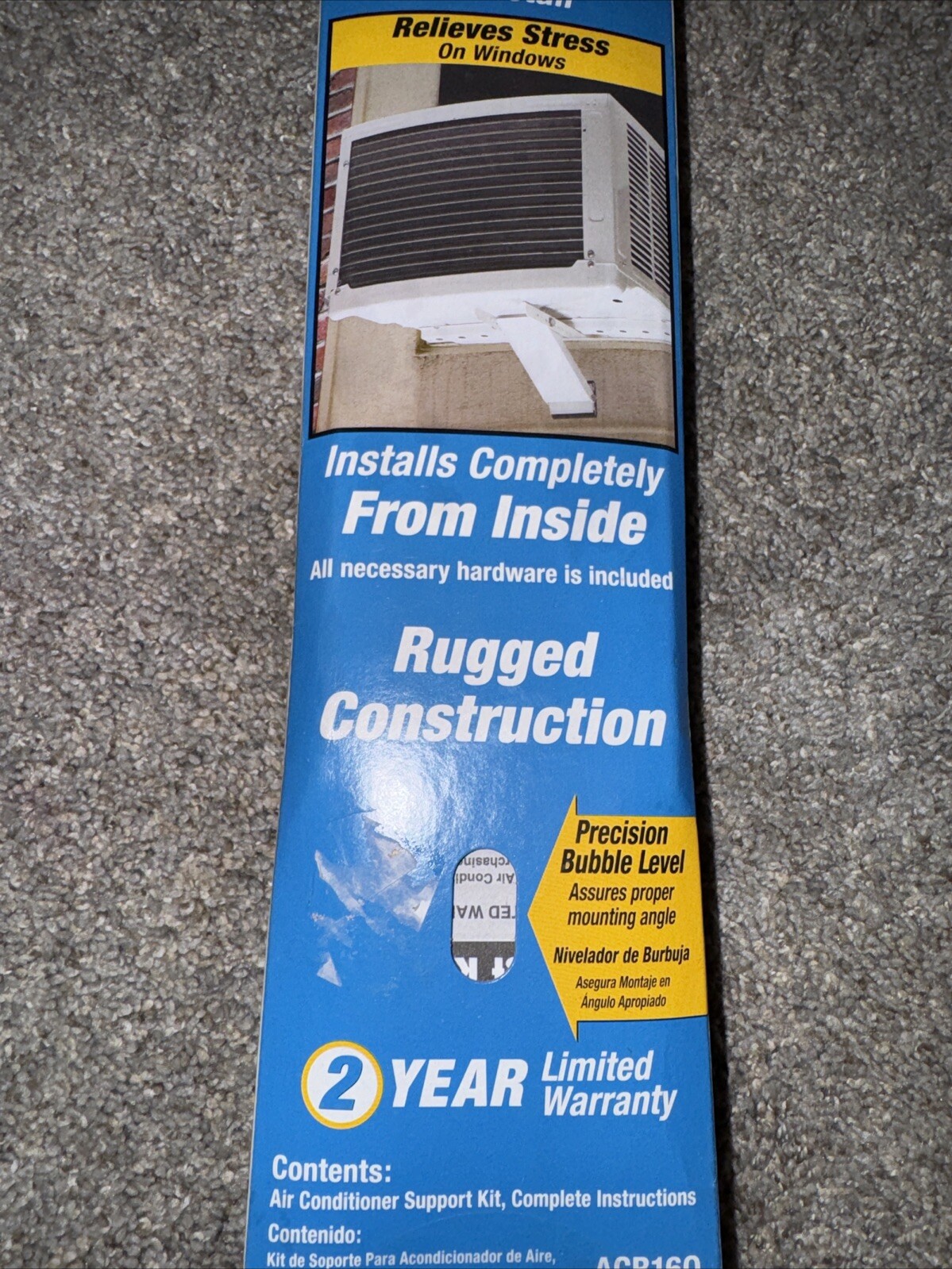 Frost King ACB160H 160 Lb Large Air Conditioner A/C Window Support Bracket NEW