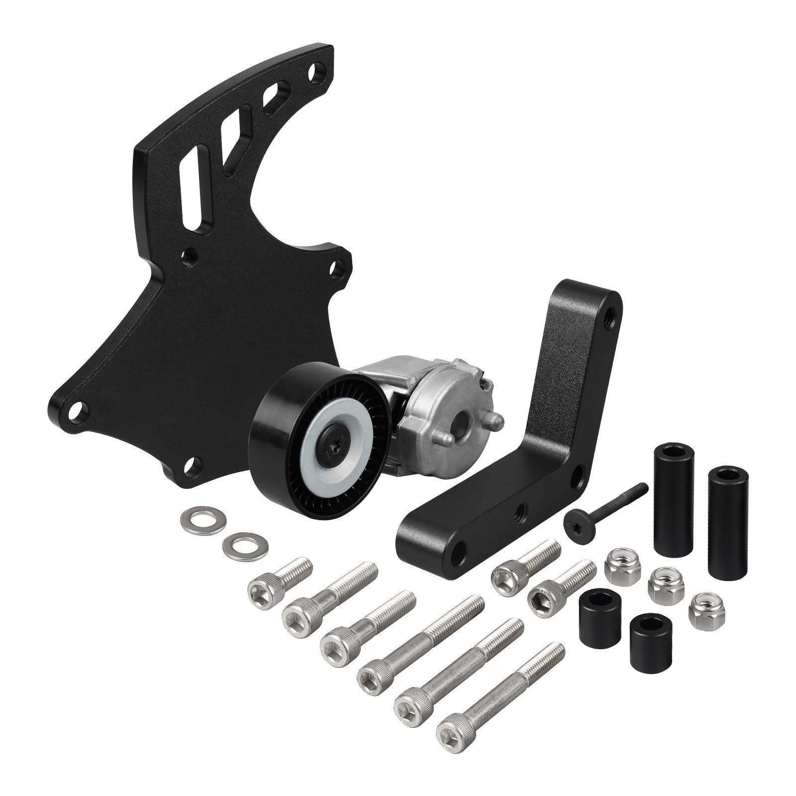 Bevinsee LS Truck Sanden 508 AC Compressor Bracket with Tensioner Kit | Compa…