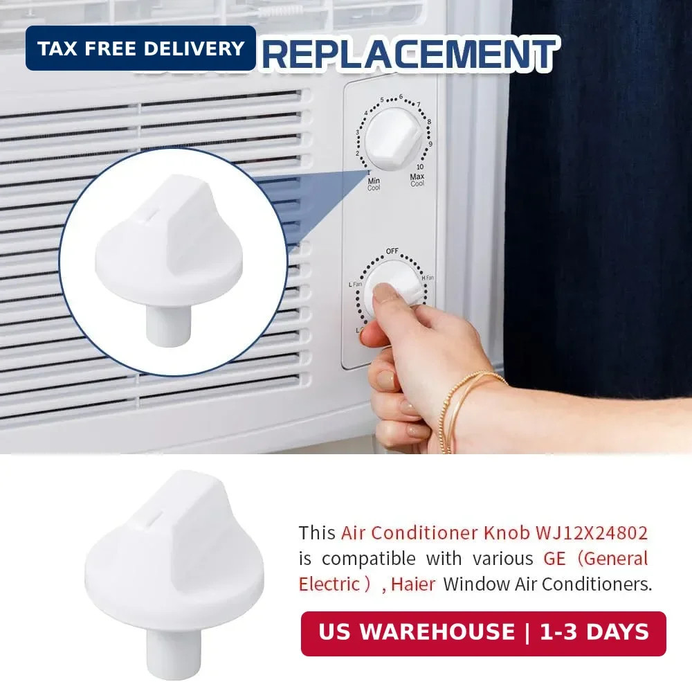[Upgraded] WJ12X24802 Air Conditioner Knob fit for GE/Haier Room Air Conditioner