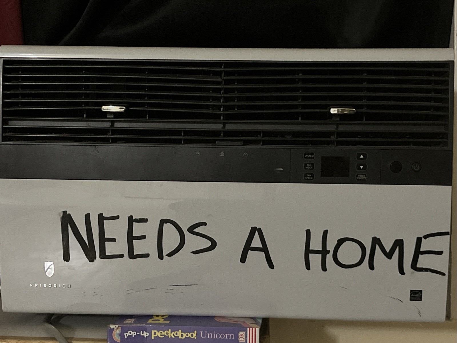 Used Friedrich Kuhl Series 12 000 BTU Window Air Conditioner Grey