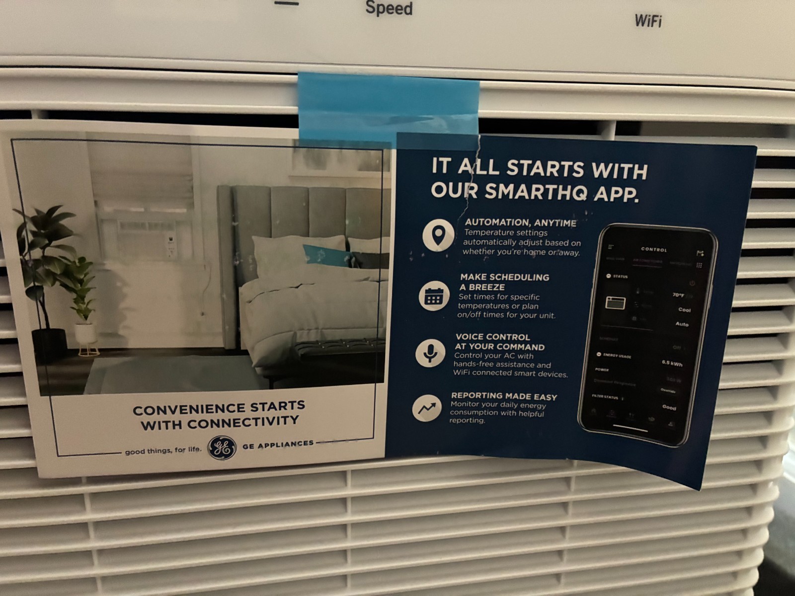 GE Extra Large Room Window Air Conditioner, Remote Included 23700-BTU, 240 Volts