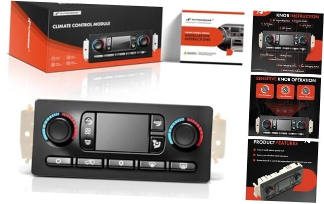 HVAC Climate Control Panel Switch with Auto A/C for Hummer H2 2003-2007