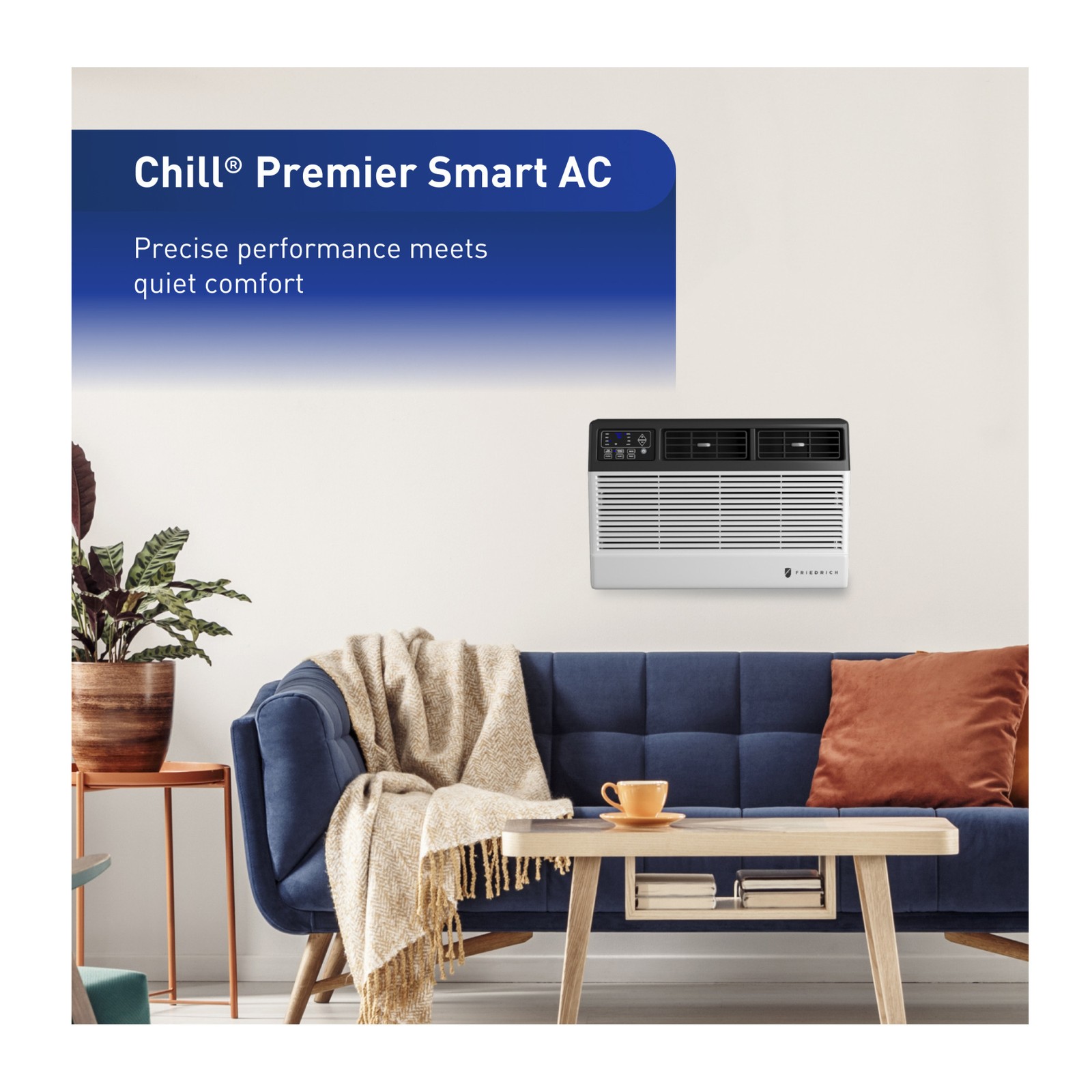 Friedrich Chill Premier Smart Window Air Conditioner 12000 BTU Cooling Power