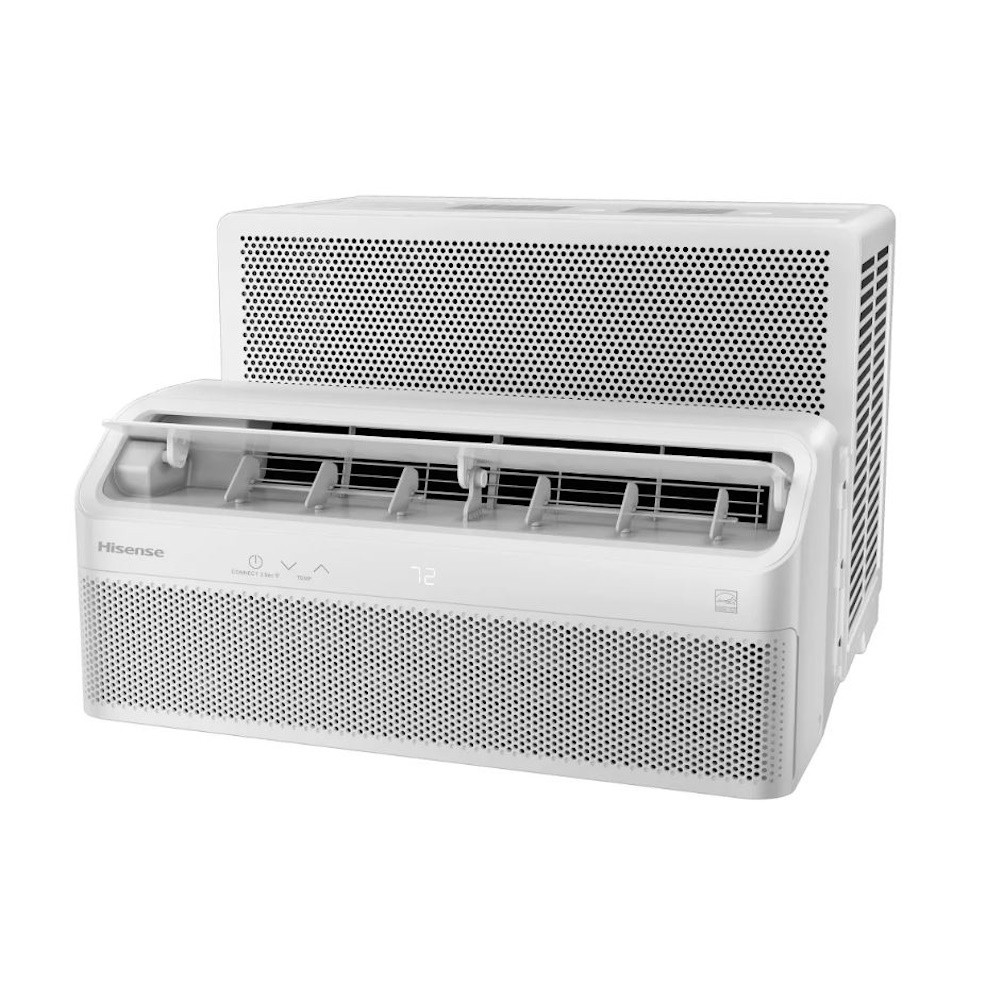 Hisense UltraSlim 12,000 BTU Smart Inverter Window Air Conditioner, Eco-Friendly