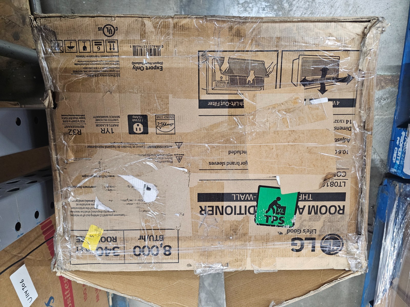 LG LT0816CER 8000 BTU Through Wall Air Conditioner, for Rooms up to 330 Sq. Ft.
