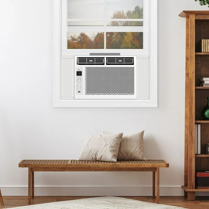 TCL 6,000 BTU Window Air Conditioner, 250 sq. ft., LED Display, Included Remote,