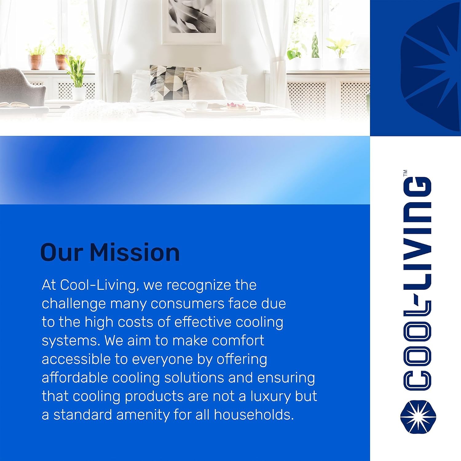 Cool Living 5,000 BTU 9.7 EER 115V Window Mount Room Air Conditioner AC Unit