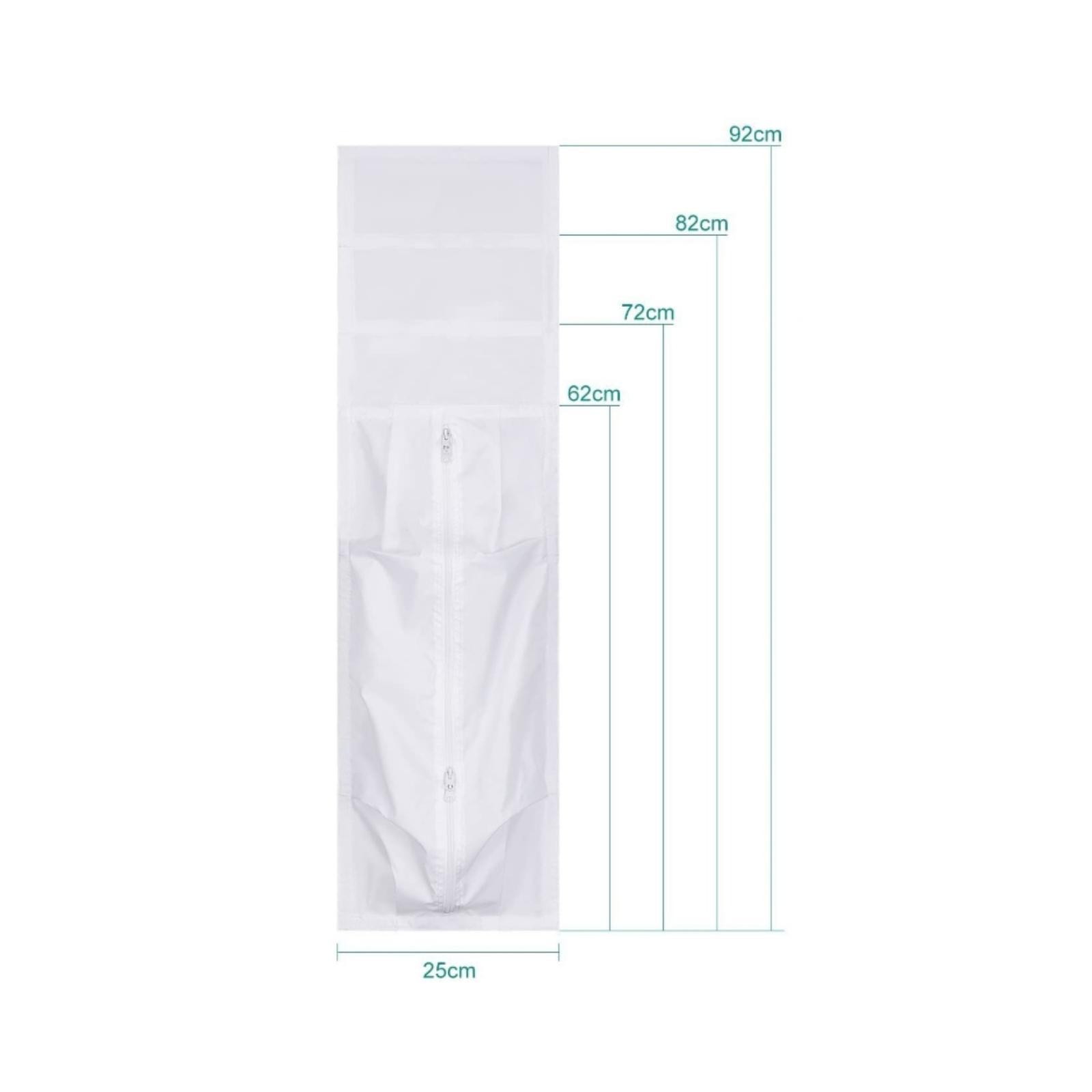 Window Barrier Panel Zippered Air Conditioner Window Barrier with Zipper