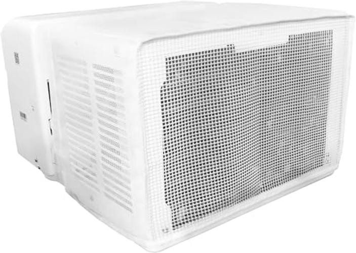 Window AC Mesh Cover 20″ W x 12.2″ D x 13.4″ H Specially for Midea U White