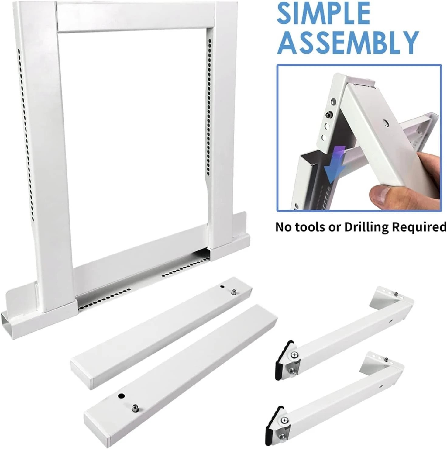 Easy Install Heavy Duty AC Support Bracket | Fits Most Windows | Up to 200 lbs