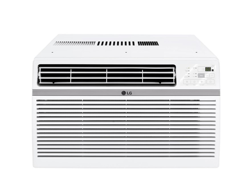LG LW8024R 350 Sq. Ft. 8,000 BTU Window Air Conditioner With Remote, White