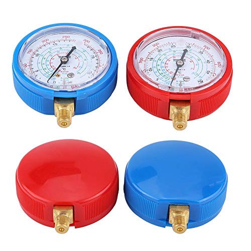 Air Conditioner Pressure Gauge,Pair of Air Conditioner R410A R134A R22