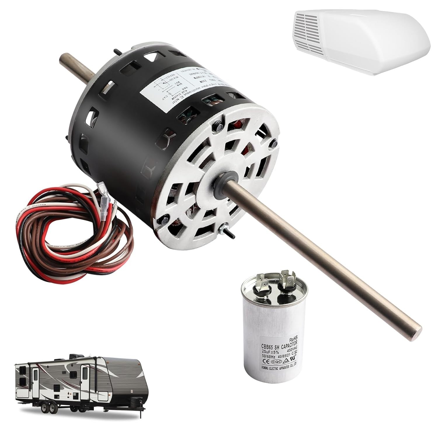High-Performance RV Air Conditioner Condenser Fan Motor