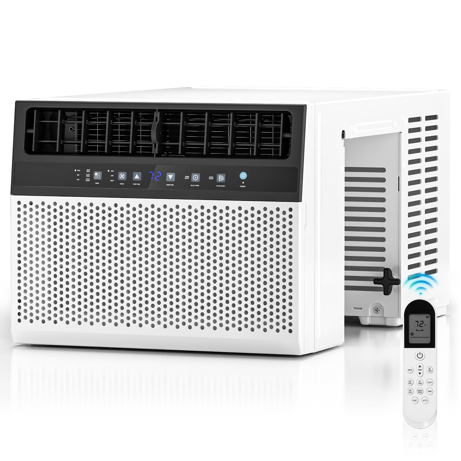 ZAFRO 10000 BTU U Shaped Window Air Conditioner Cools up to 450 Sq Ft, 6in1 W…