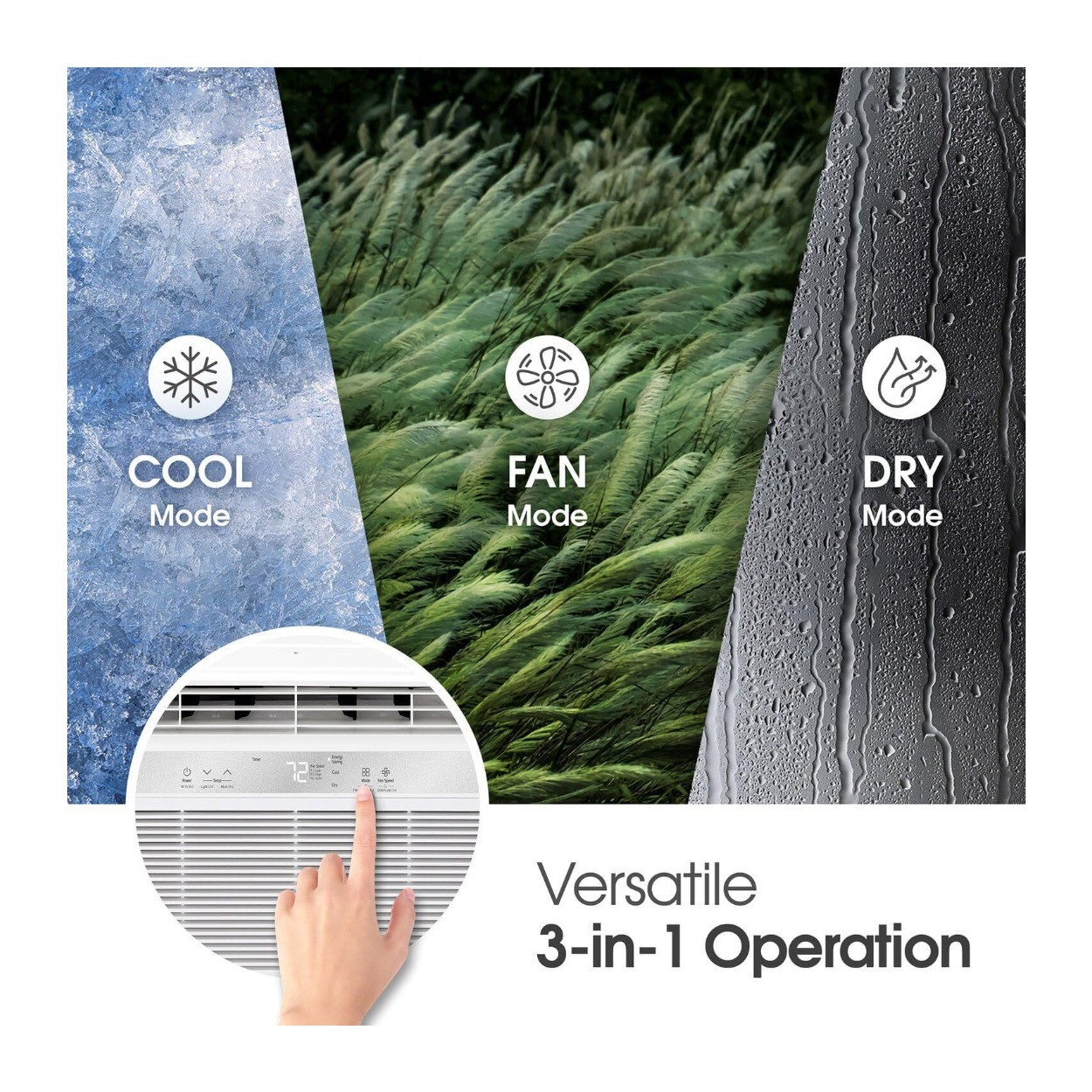 LG 8000 BTU Window Air Conditioner with Wifi Controls (White)