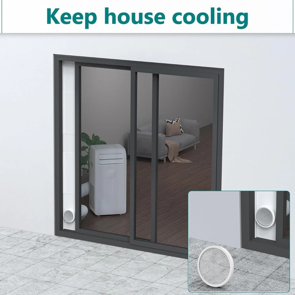 Daisypower Sliding Door Kit for Portable Air Conditioner,Adjustable Seal Panels