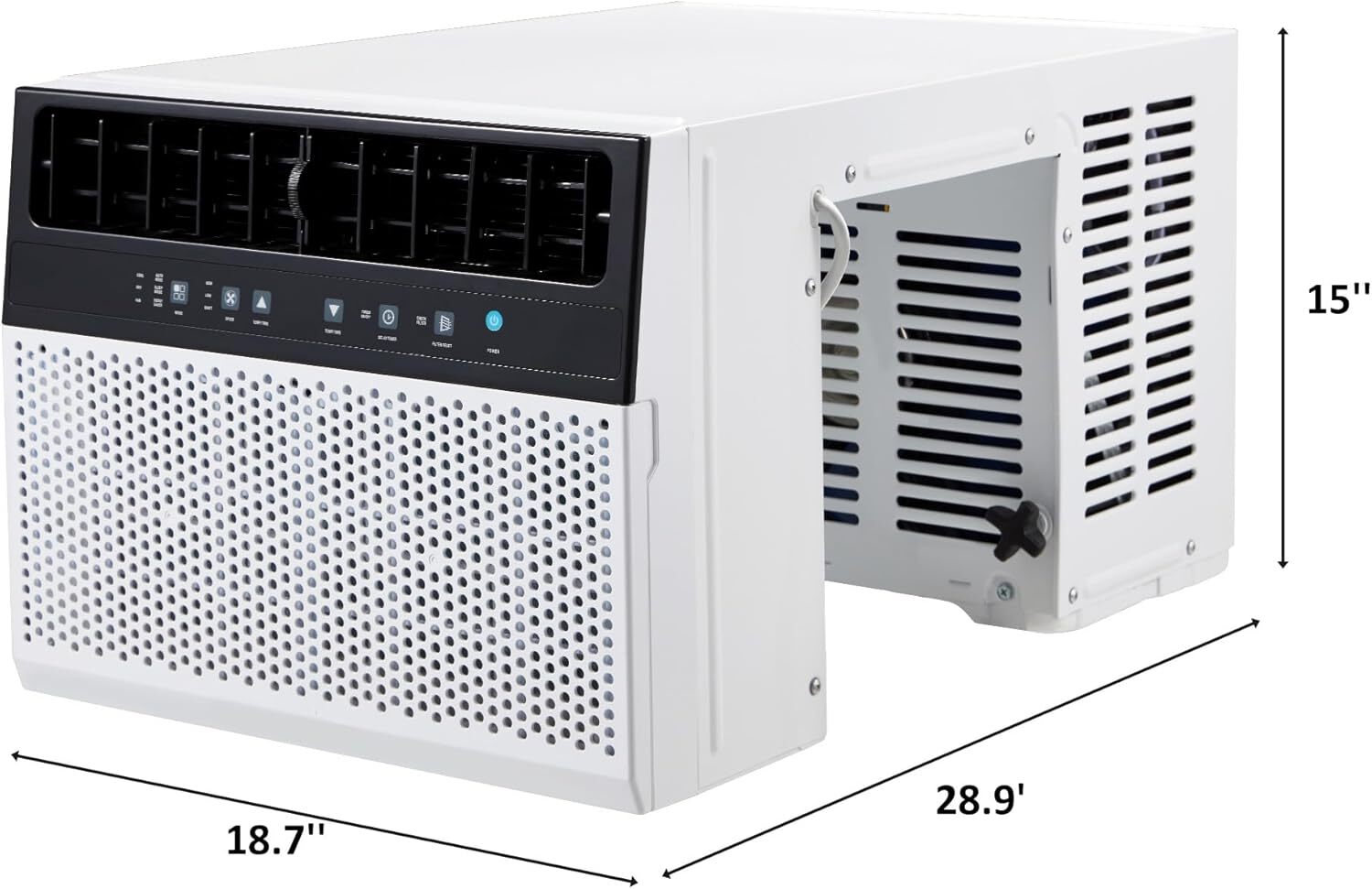 12000 BTU ASHRAE Window Air Conditioner, Energy-Saving Window AC Unit 350 Sq. Ft