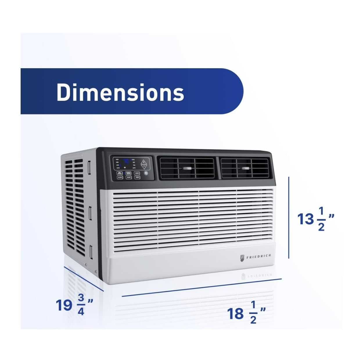 Friedrich Chill Premier 6,000 BTU Window and Wall Air Conditioner, QuietMaster