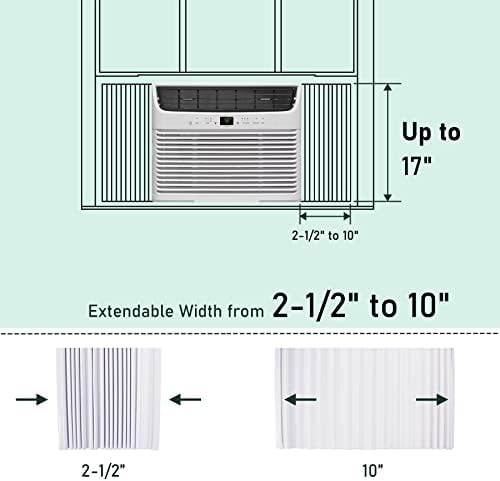 Flehomo Window Air Conditioner Side Panels with Double Layers, Adjustable Ins…