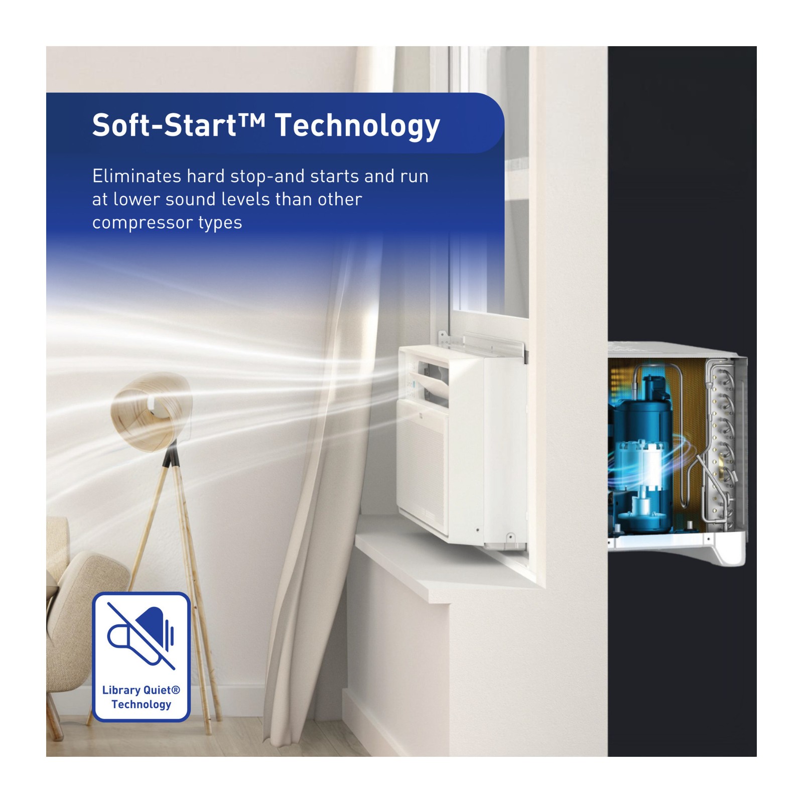 Friedrich Chill Premier 10000 BTU 115V Smart Window White Air Conditioner