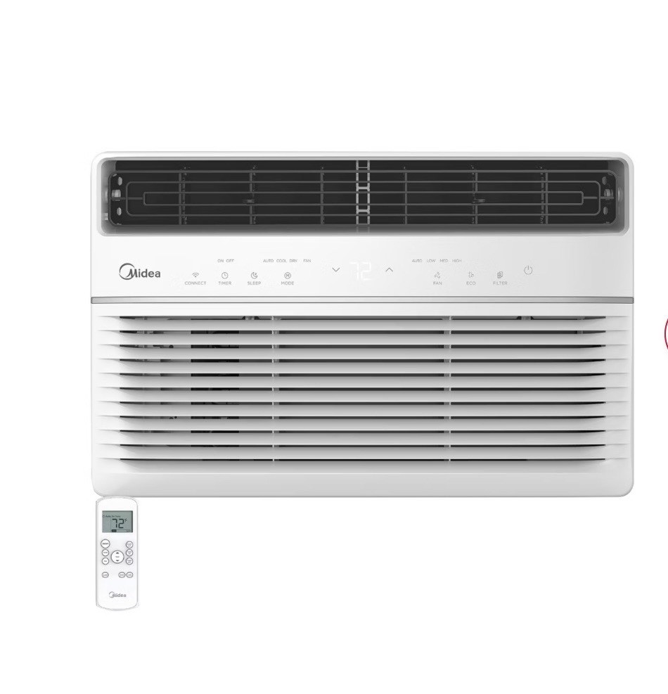 🔥 Midea 8,000 BTU Smart Inverter Window Air Conditioner with APP, Alexa Control