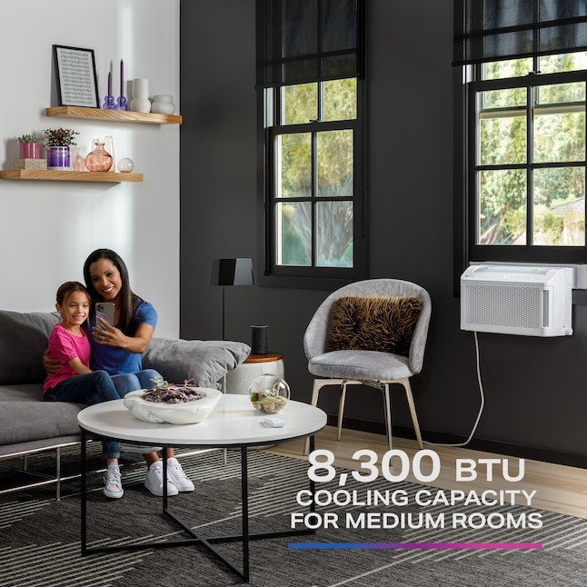 GE Profile ClearView 8,300 BTU Smart Ultra Quiet Window Air Conditioner