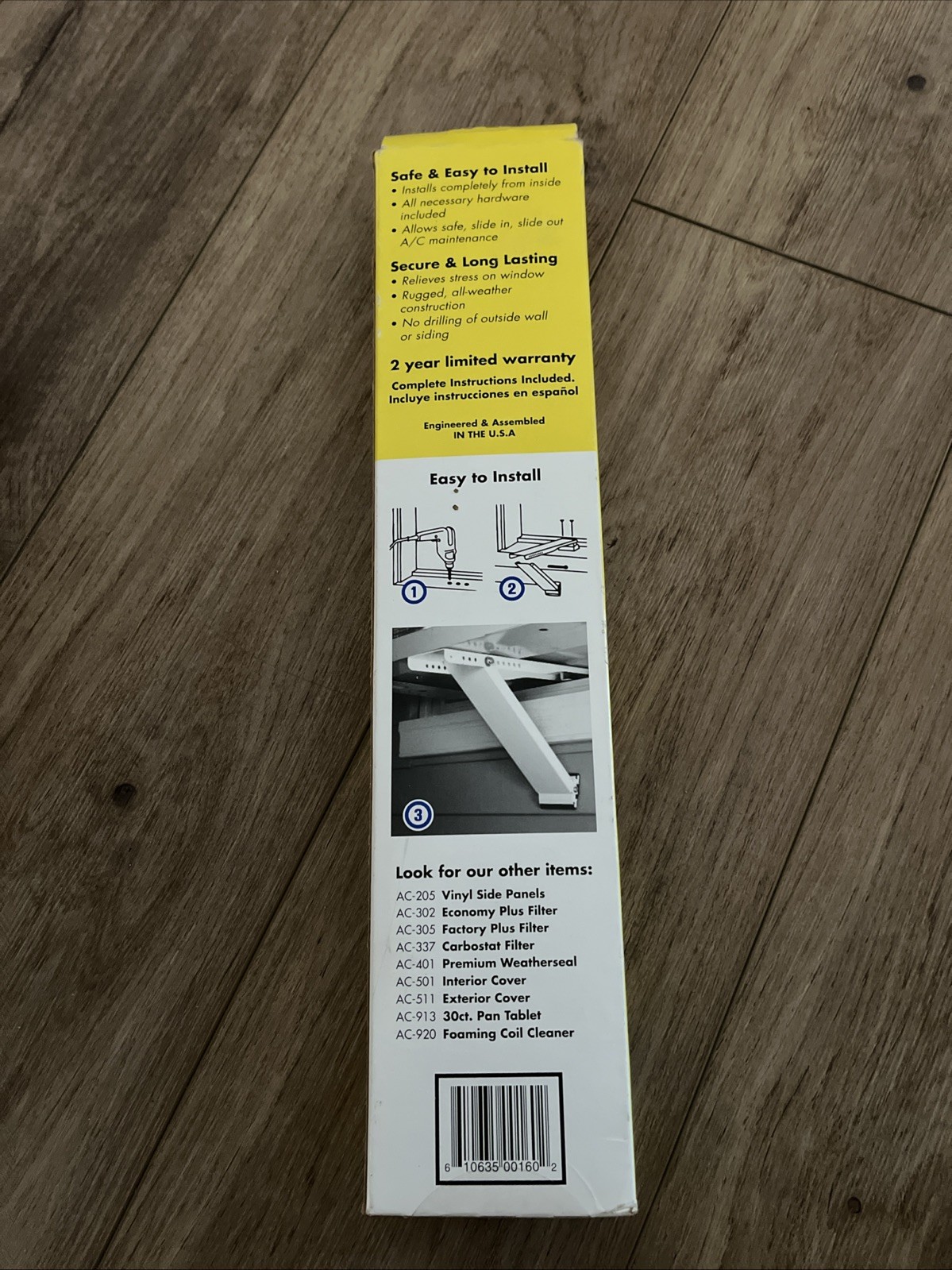 AC-Safe Universal Heavy-Duty Air Conditioner Support AC-160 / 160 Lbs New