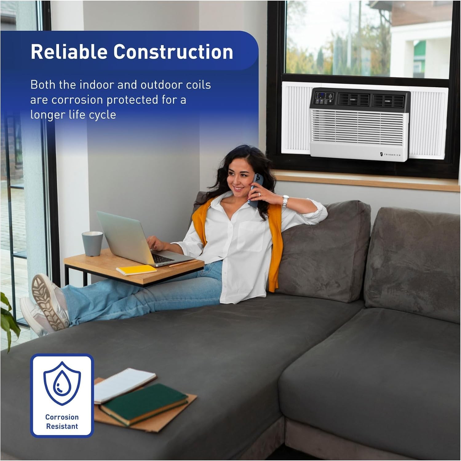 Chill Premier 10,000 BTU 115v Cooling Only Window & Wall Unit Renewed