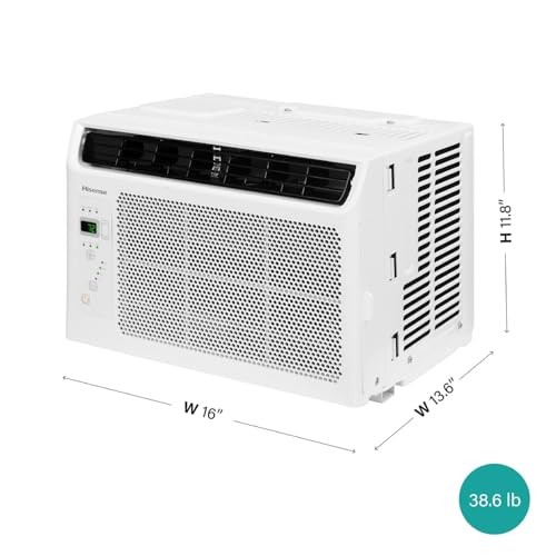 6000 BTU Window Air Conditioner Unit for Bedroom Garage Single Living Room,