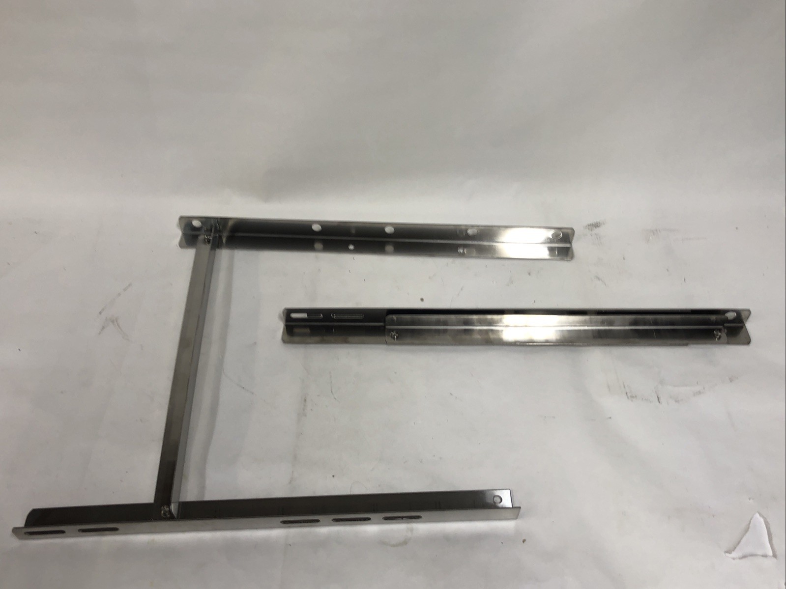2pcs Air Conditioner Stainless Steel Folding Leg Brackets Stainless Steel