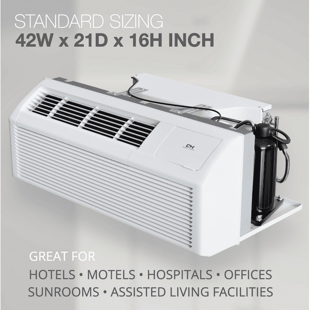 9000 – 15000 BTU PTAC / PTHP Package Terminal Air Conditioner High Efficiency