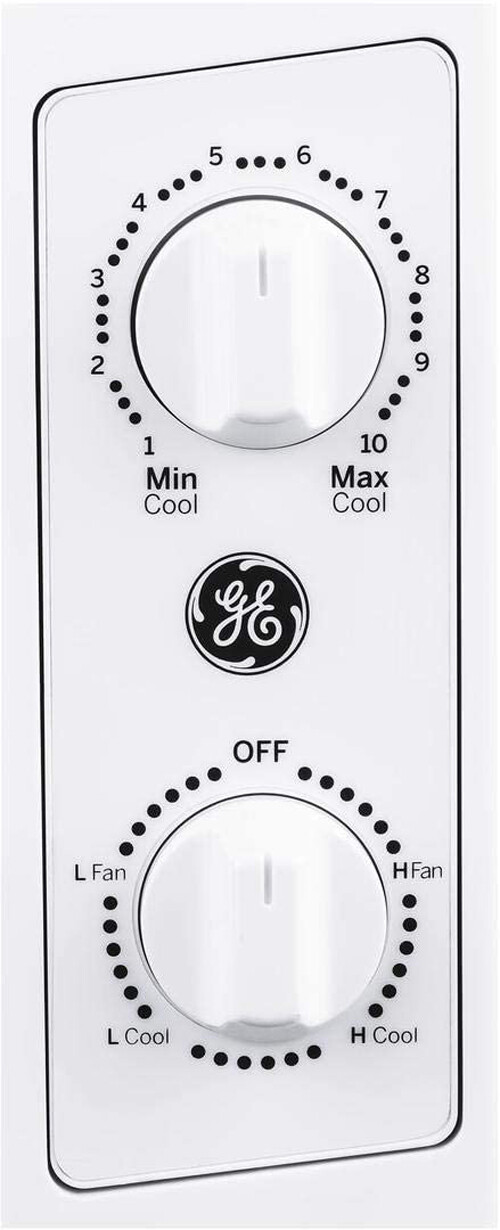GE 5000 BTU Compact Window Air Conditioner, 150 Sq Ft Small Room Home AC Unit