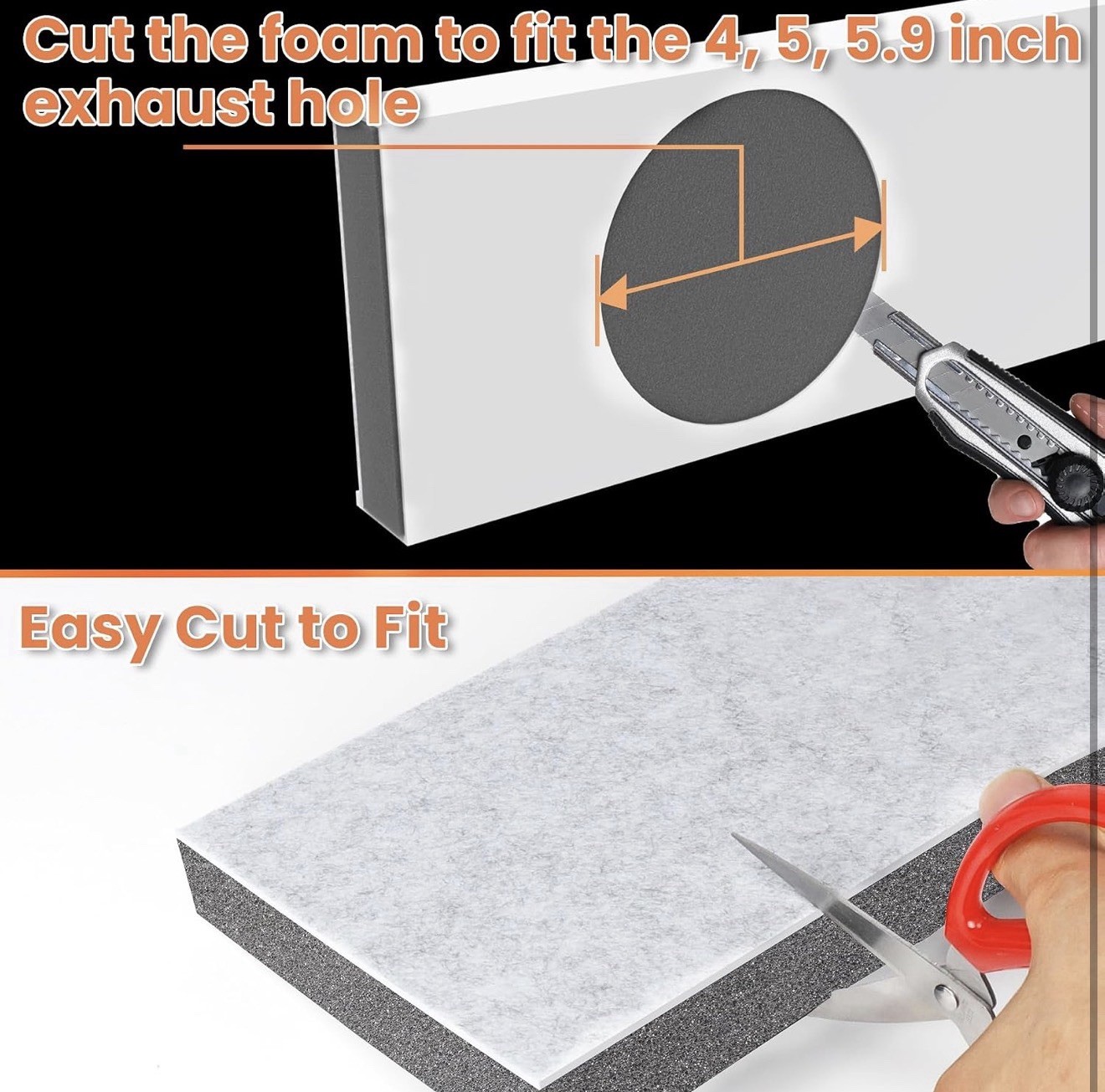 Insulated Foam Panels for Portable Air Conditioner Window Vent Kit 3pcs – A0003