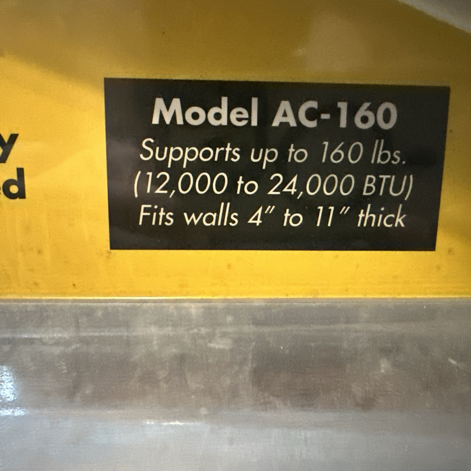 A/C Safe Model AC-160 Universal Air Conditioner Support NEW!