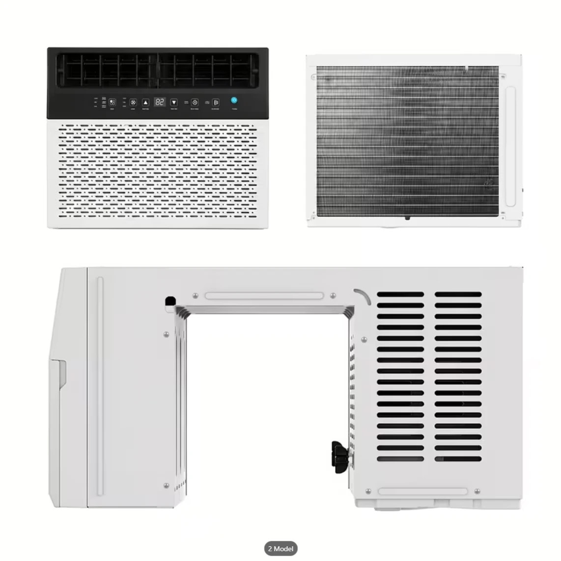 Energy-Saving Window Air Conditioner 12000 BTU Unit, U-Shaped AC Unit