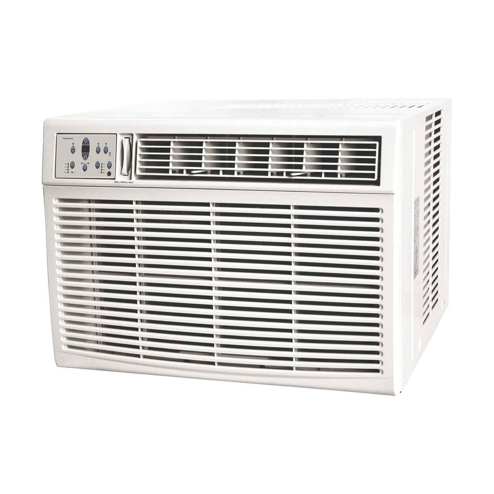 Keystone 23,200 BTU 230V Window-Wall Air Conditioner with 16,000 BTU Suppleme…