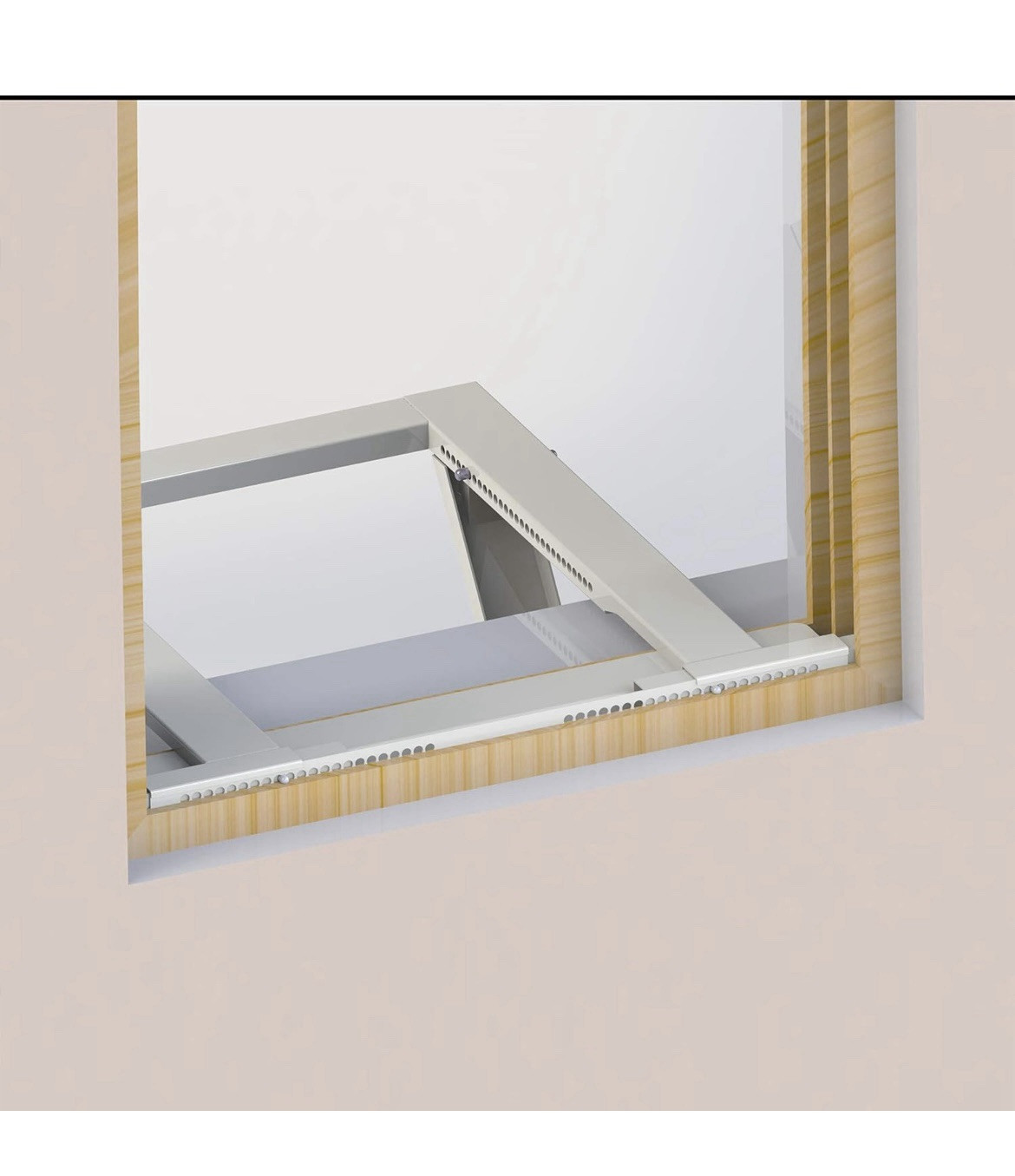 Air Conditioner Support Bracket, No Tools or Drilling Required, Window AC Mount
