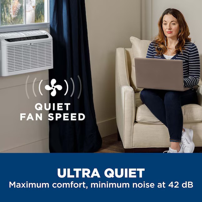GE 6200 BTU Ultra Quiet Window AC for Rooms up to 250 sq.ft. – Refurbished