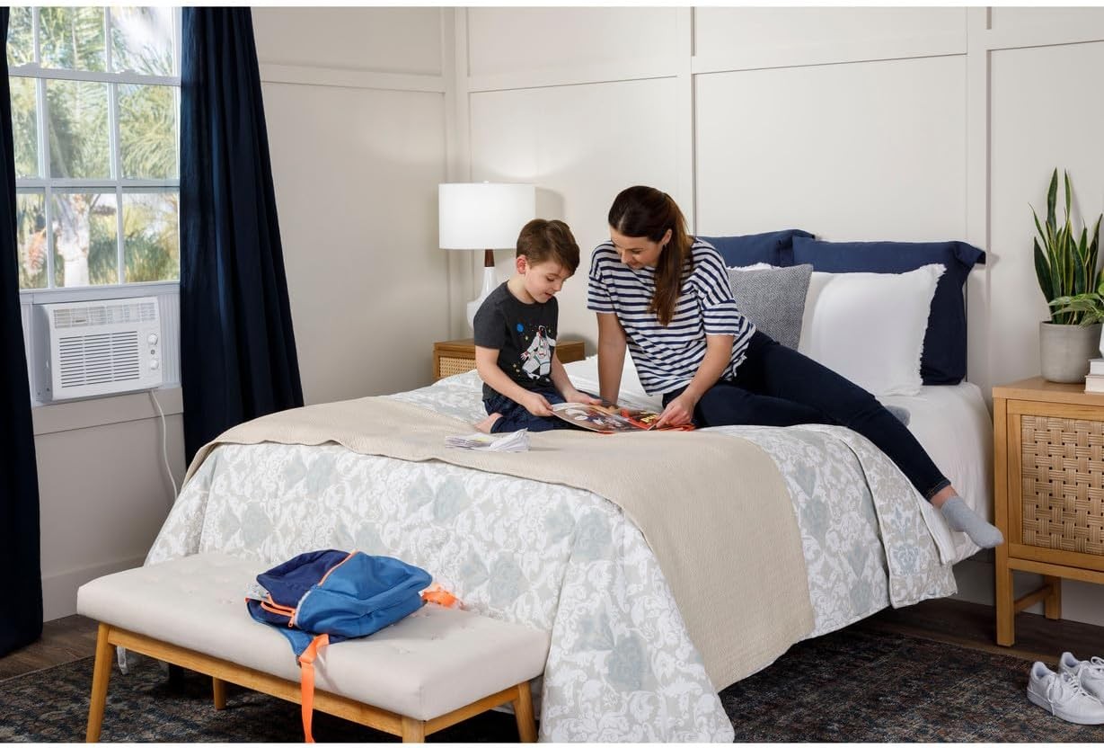 5,000 BTU Mechanical Window Air Conditioner Small Rooms up to 150 sq ft.