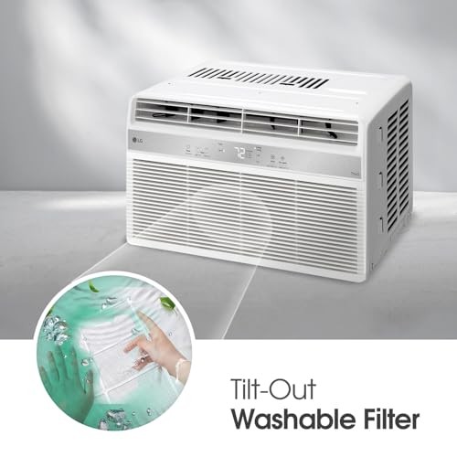 WHITE – LG 8,000 BTU 115V ELECTRONIC WAC W/REMOTE LW8024R